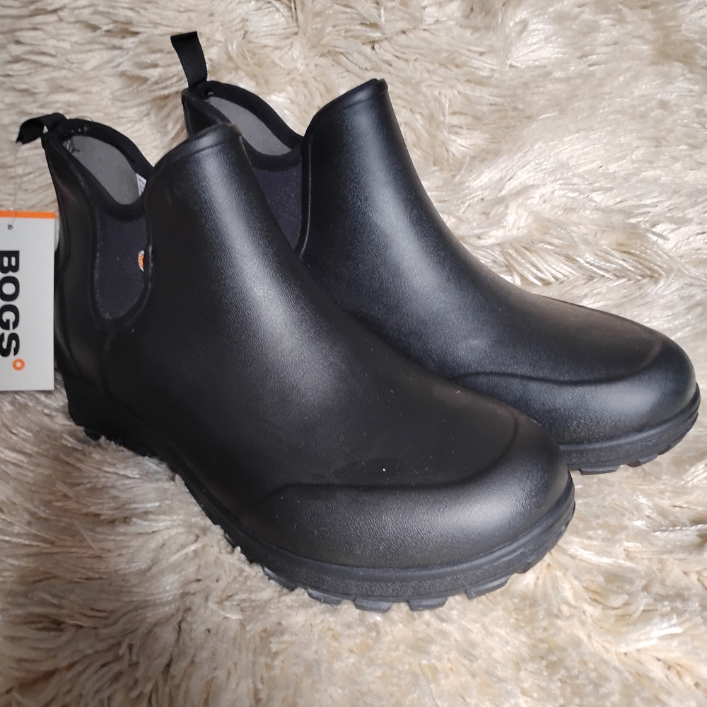 BOGS Men's Black Rain & Snow Boots